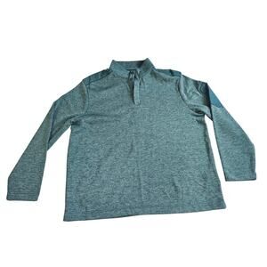 Greg Norman Golf Men's XXL Long Sleeve Green Pullover Fleece 1/4-Zip